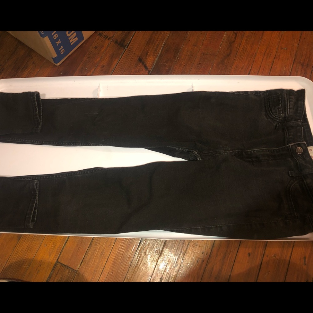 black hollister skinny jeans
